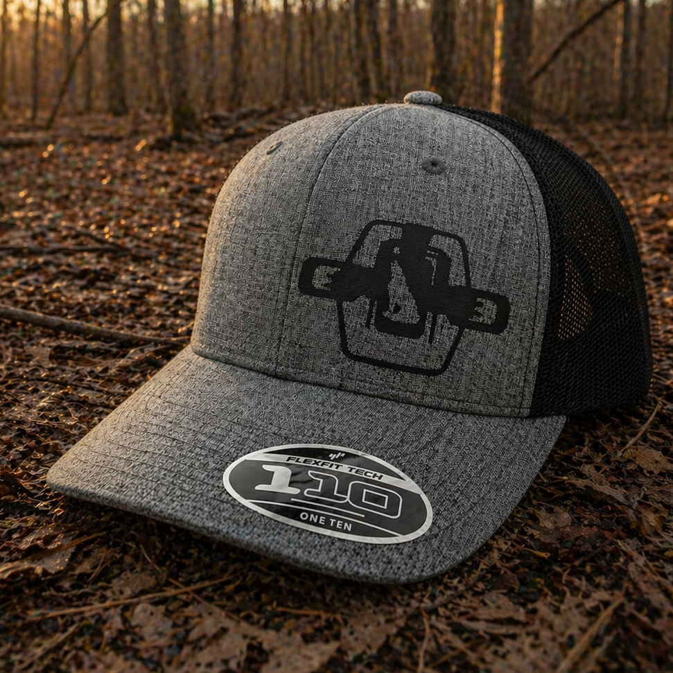 Coyote Trapping Snapback Hat | Foothold Trap Design | Adjustable Trucker Cap