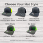 Trout Fishing Hat – Custom State Snapback Trucker Cap – Adjustable Richardson 112 / Flexfit 110