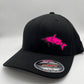 Catfish Fishing Black Flexfit Fitted Hat in Multiple sizes