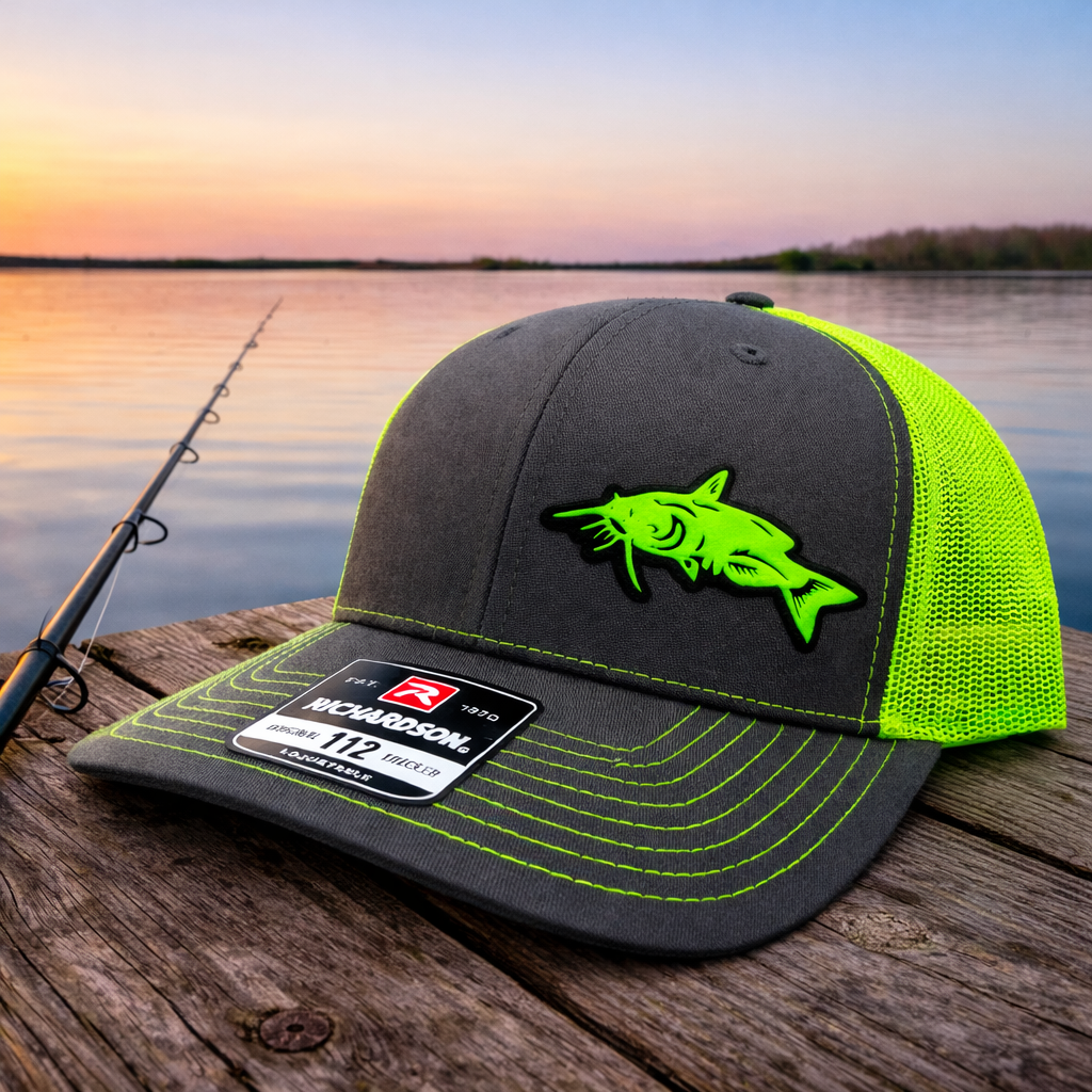 Catfish Fishing Snap Back Adjustable Hat with Multiple Hat Options