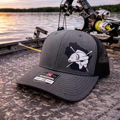 Bowfishing Carp Hat – Custom State Trucker Hat (Snapback)