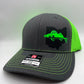 Custom Walleye Fishing Snapback Trucker Hat- Choose Your State and Color