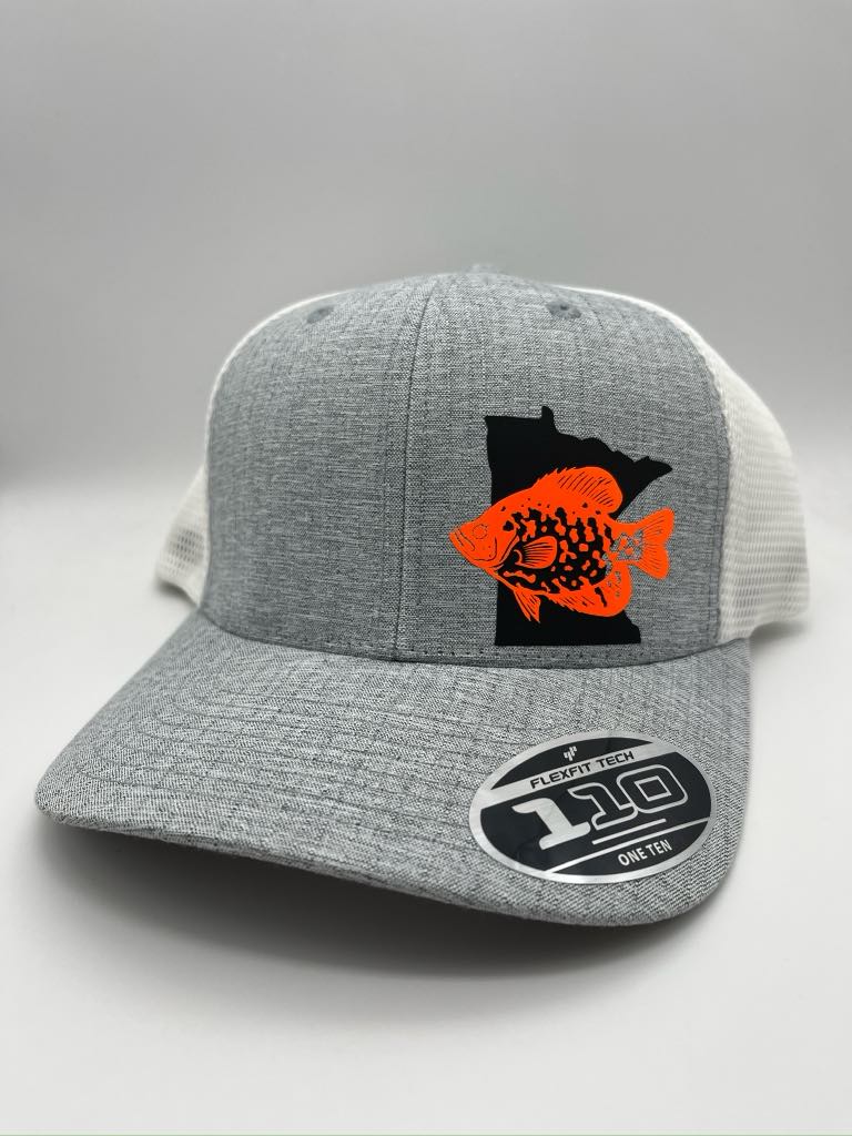 Crappie Fishing Hat – Custom Snapback Trucker Hat (Richardson 112 / Flexfit 110, Multiple Colors)