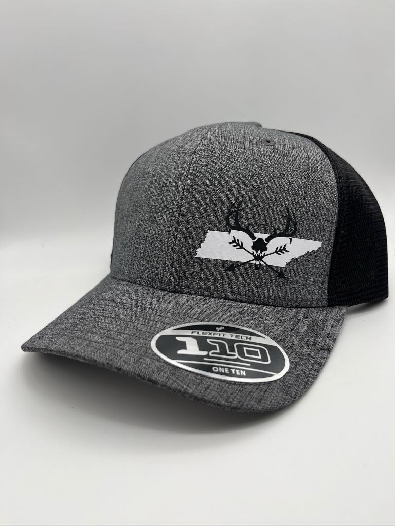 Any State Deer Skull and Arrows Snap Back Hat | Bow Hunting | Deer | Buck |