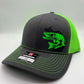Custom Musky Fishing Snapback Hat-Choose Your State and Color