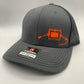 Any State Conibear Trapping Snapback Hat | Custom State Trapper Cap | Adjustable Trucker Hat