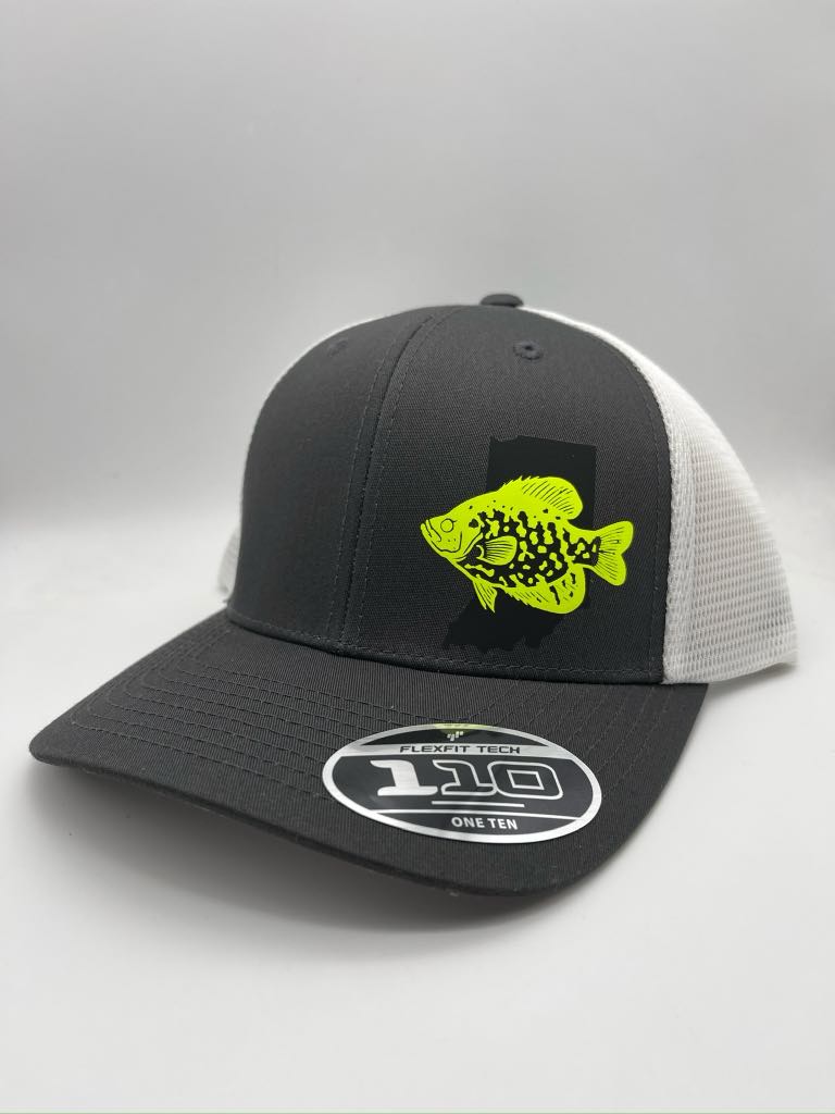 Crappie Fishing Hat – Custom Snapback Trucker Hat (Richardson 112 / Flexfit 110, Multiple Colors)