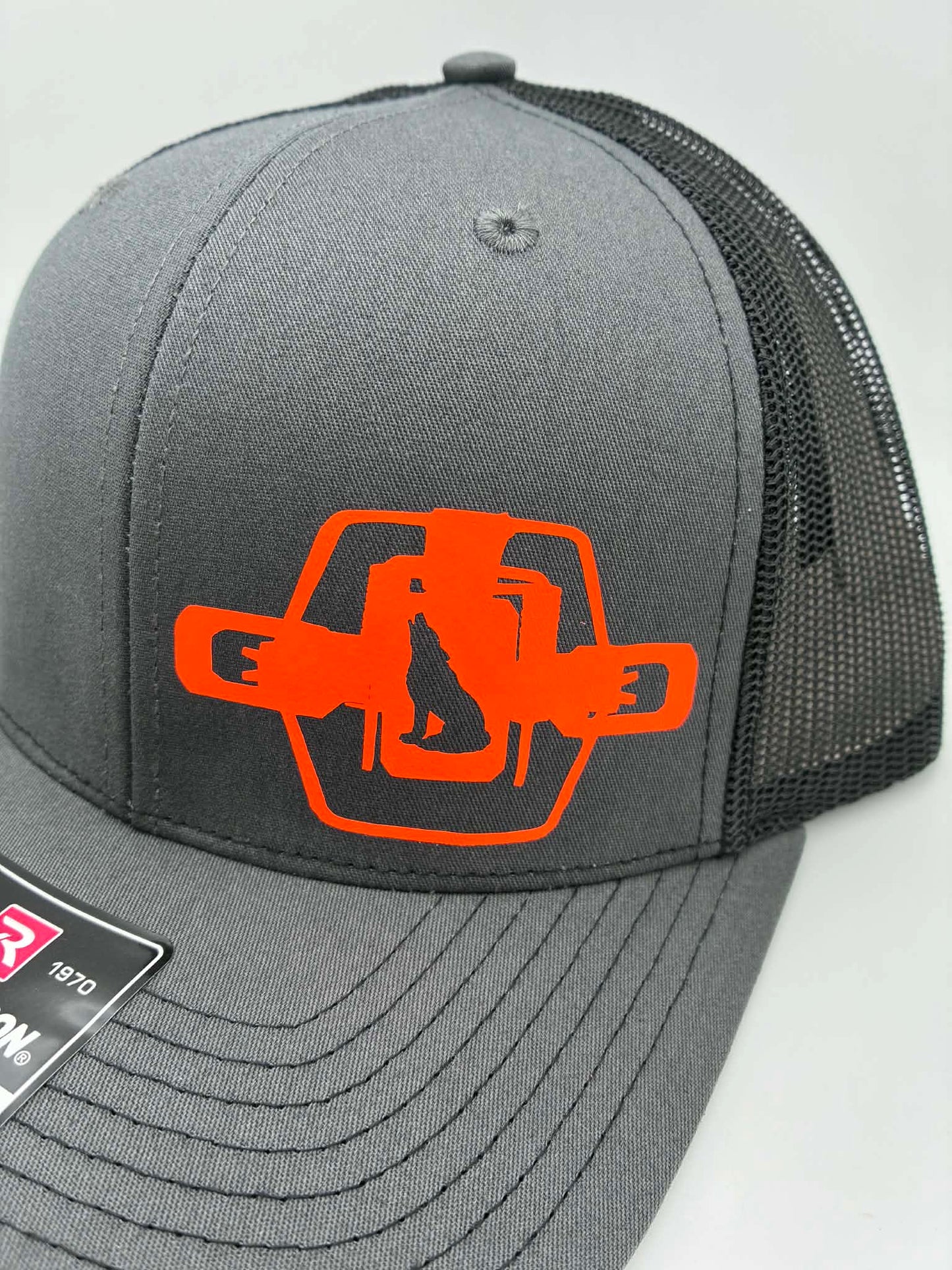Coyote Trapping Snapback Hat | Foothold Trap Design | Adjustable Trucker Cap
