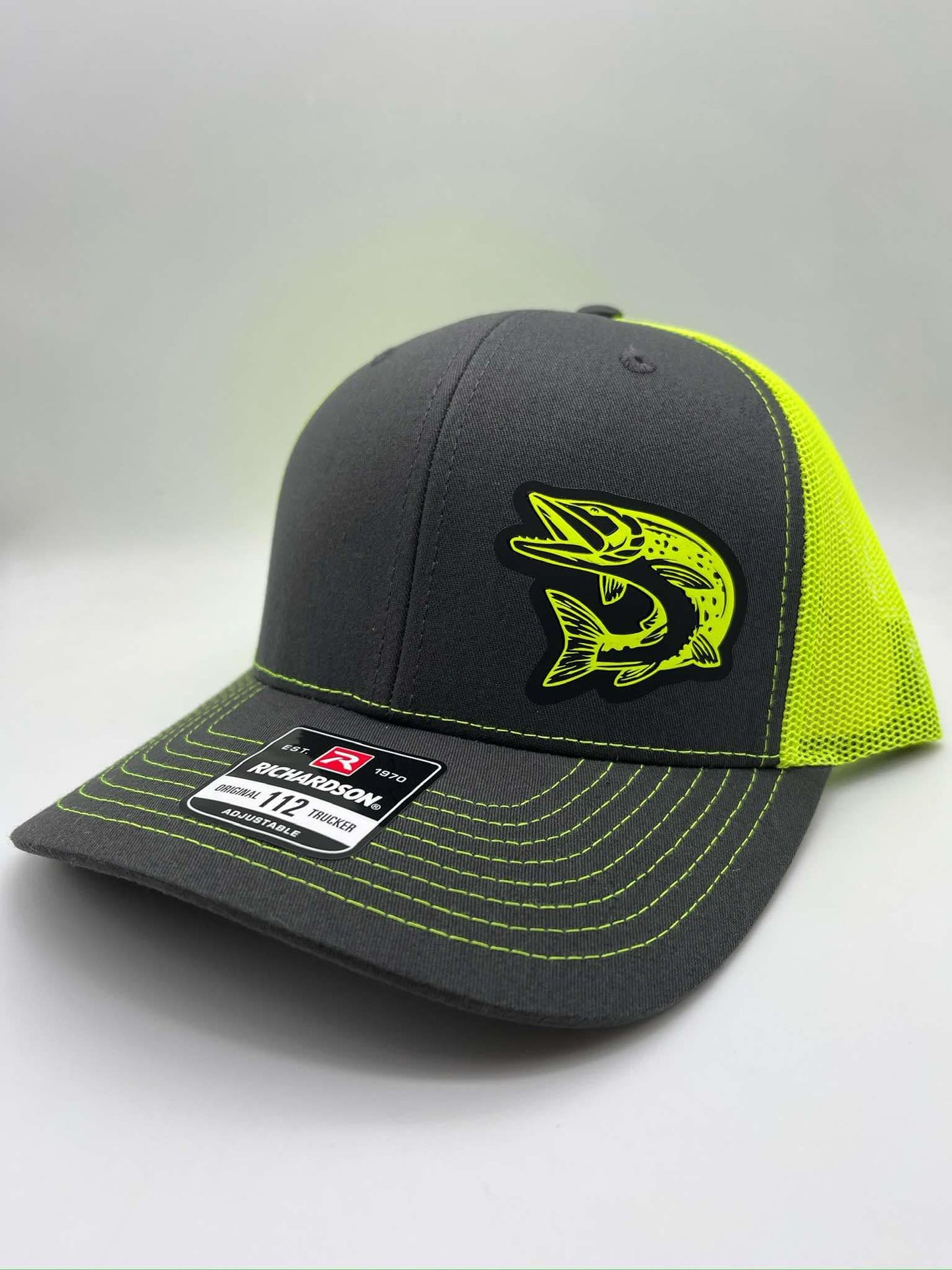 Northern Pike Fishing SnapBack Adjustable Hat in Multiple Color Options