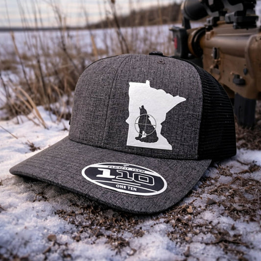 Custom Coyote Hunting Trucker Snapback Hat -Any State