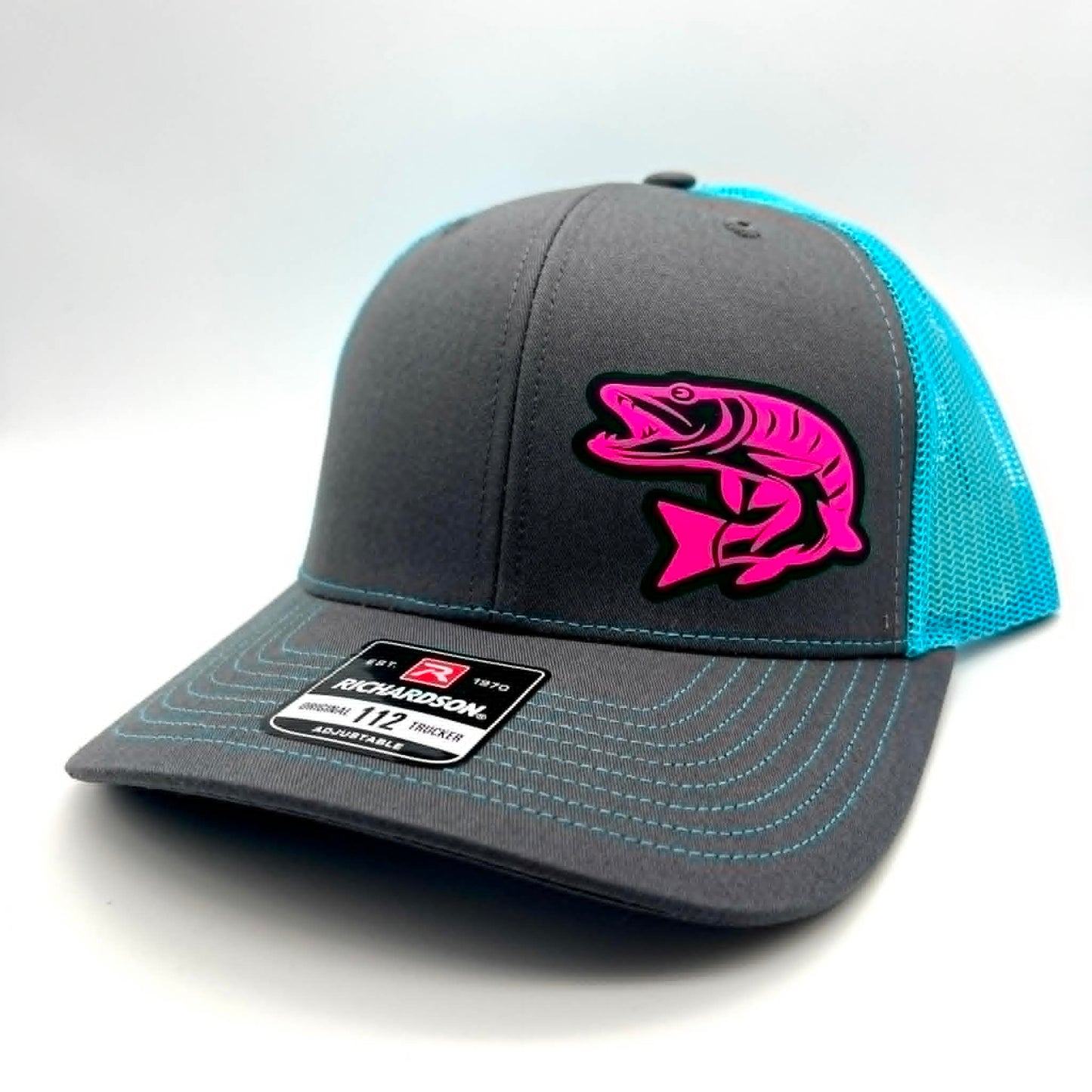 Custom Musky Fishing Snapback Hat-Choose Your State and Color