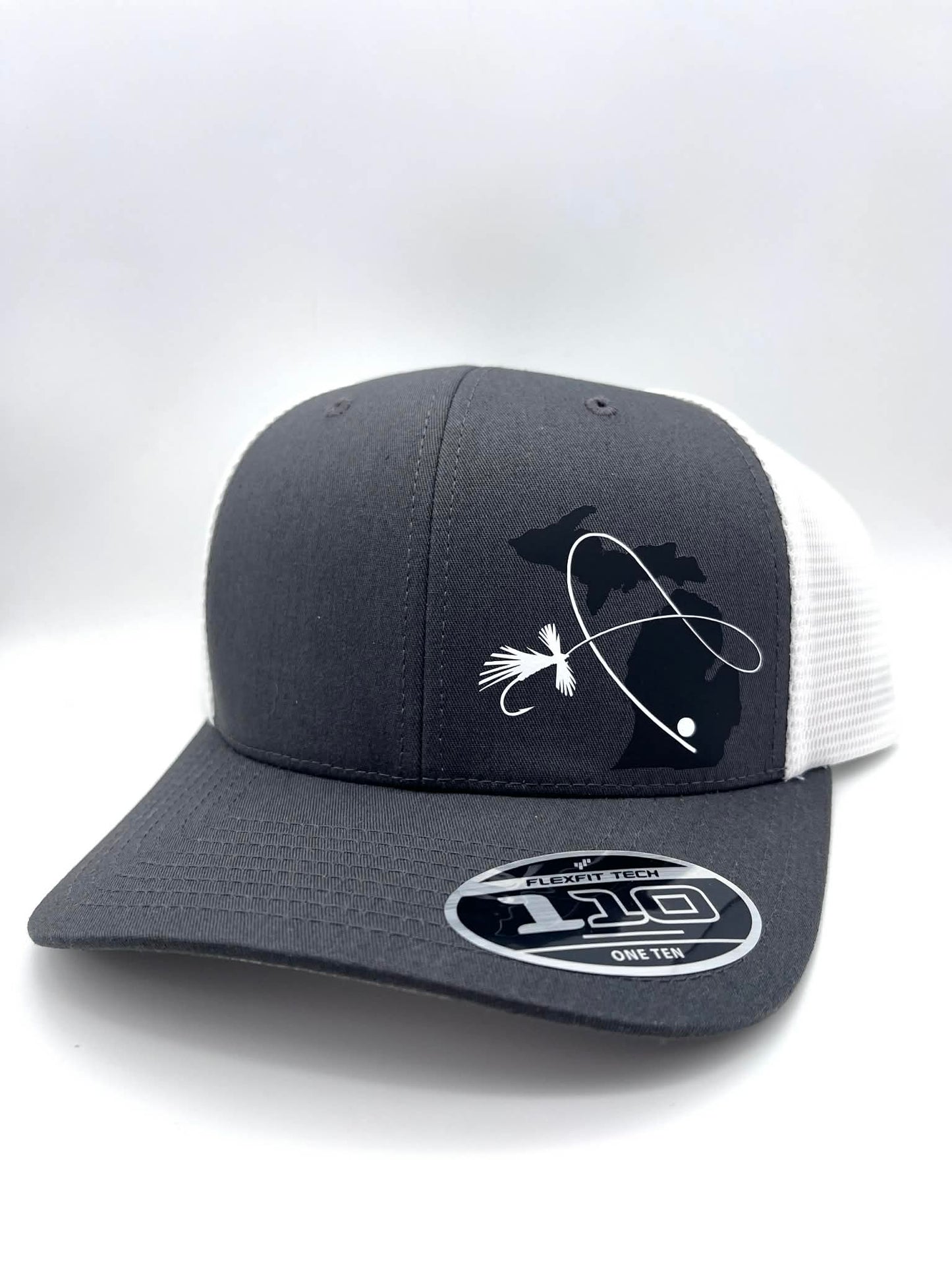 Custom Fly Fishing Hat – Snapback Trucker Cap | Any State Fishing Hat | Multiple Hat Colors