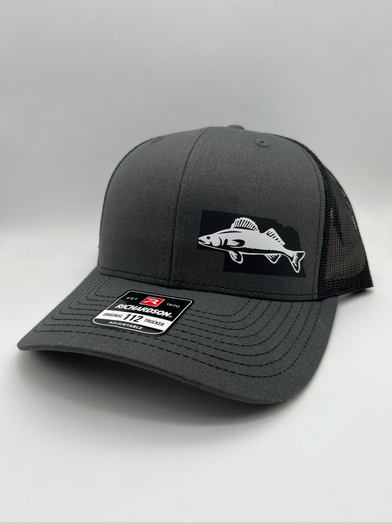Walleye Fishing Snap Back Adjustable Hat with Multiple Hat Options