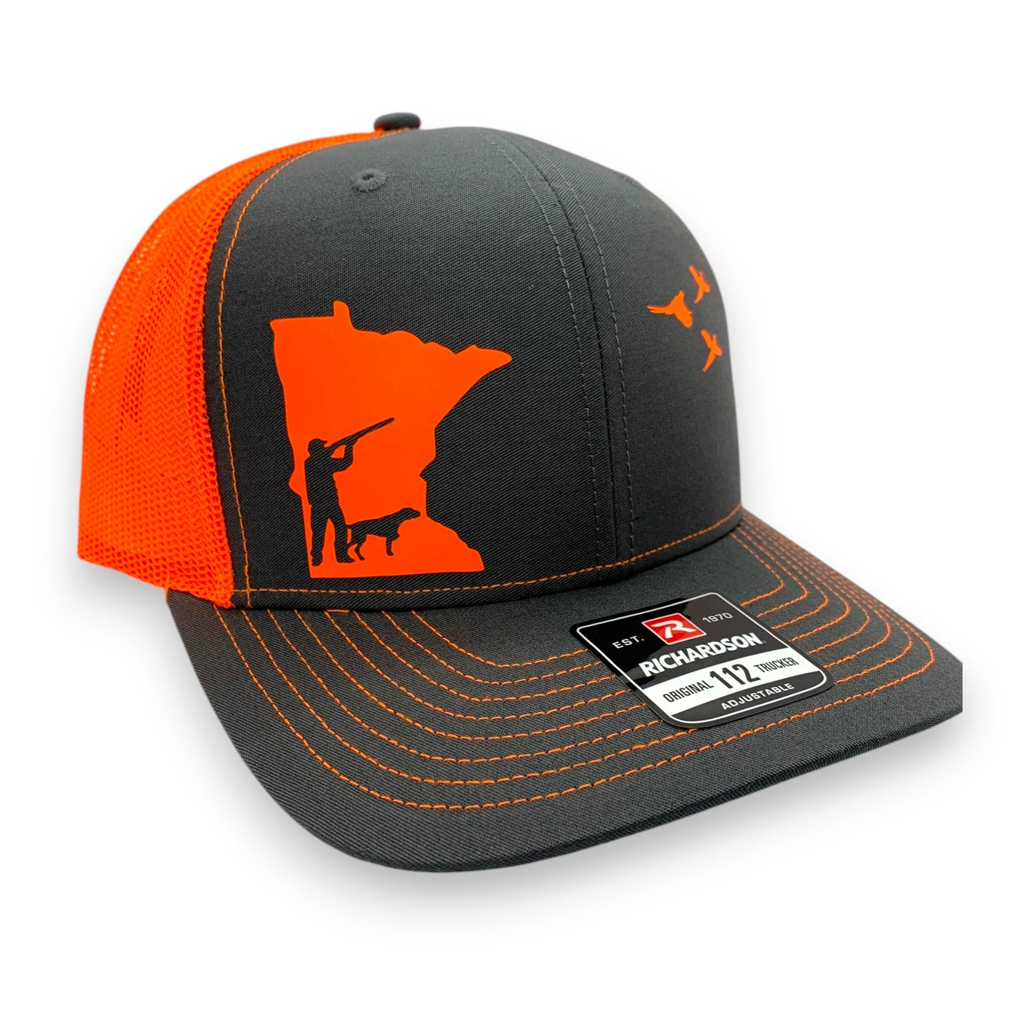 Minnesota Pheasant hunting hat with german shorthair