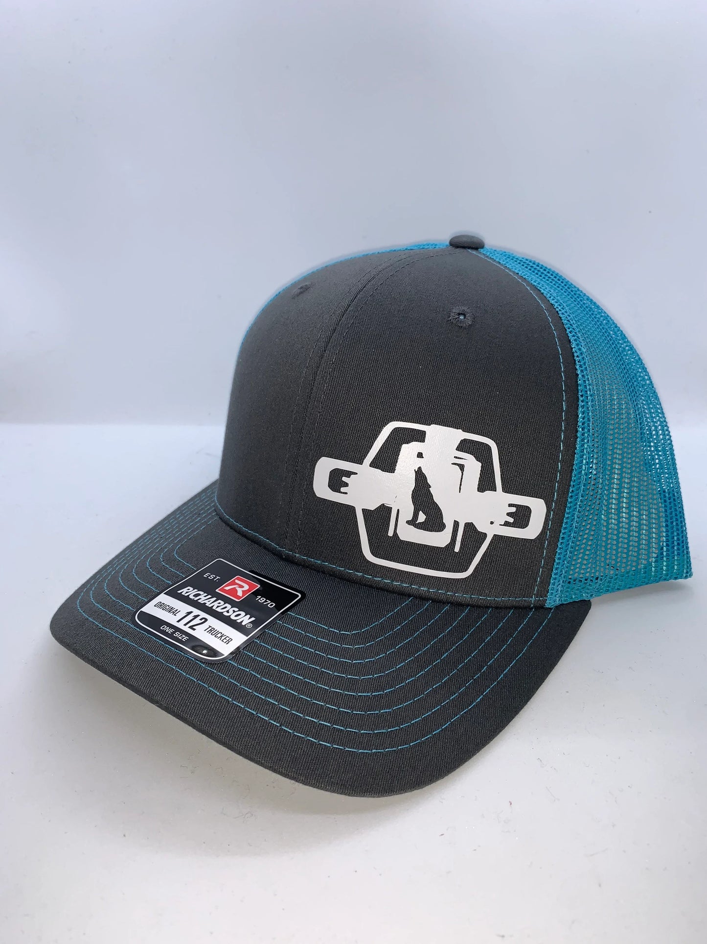Coyote Trapping Snapback Hat | Foothold Trap Design | Adjustable Trucker Cap