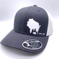 Any State Bear Hunting and Hounds Flexfit 110 Snap Back Adjustable Hat in various colors