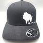 Any State Bear Hunting and Hounds Flexfit 110 Snap Back Adjustable Hat in various colors