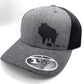 Any State Bear Hunting and Hounds Flexfit 110 Snap Back Adjustable Hat in various colors