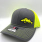 Walleye Fishing Snap Back Adjustable Hat with Multiple Hat Options