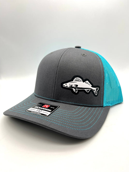 Walleye Fishing Snap Back Adjustable Hat with Multiple Hat Options