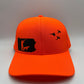 Any State Pheasant Hunter with Dog Charcoal/Neon Orange or Charcoal/Neon Pink Snap Back Hat or Charcoal/Neon Yellow or Full Blaze Orange