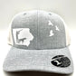 Any State Quail Hunter with Dog Snap Back Adjustable Hat in Multiple Hat Color Options