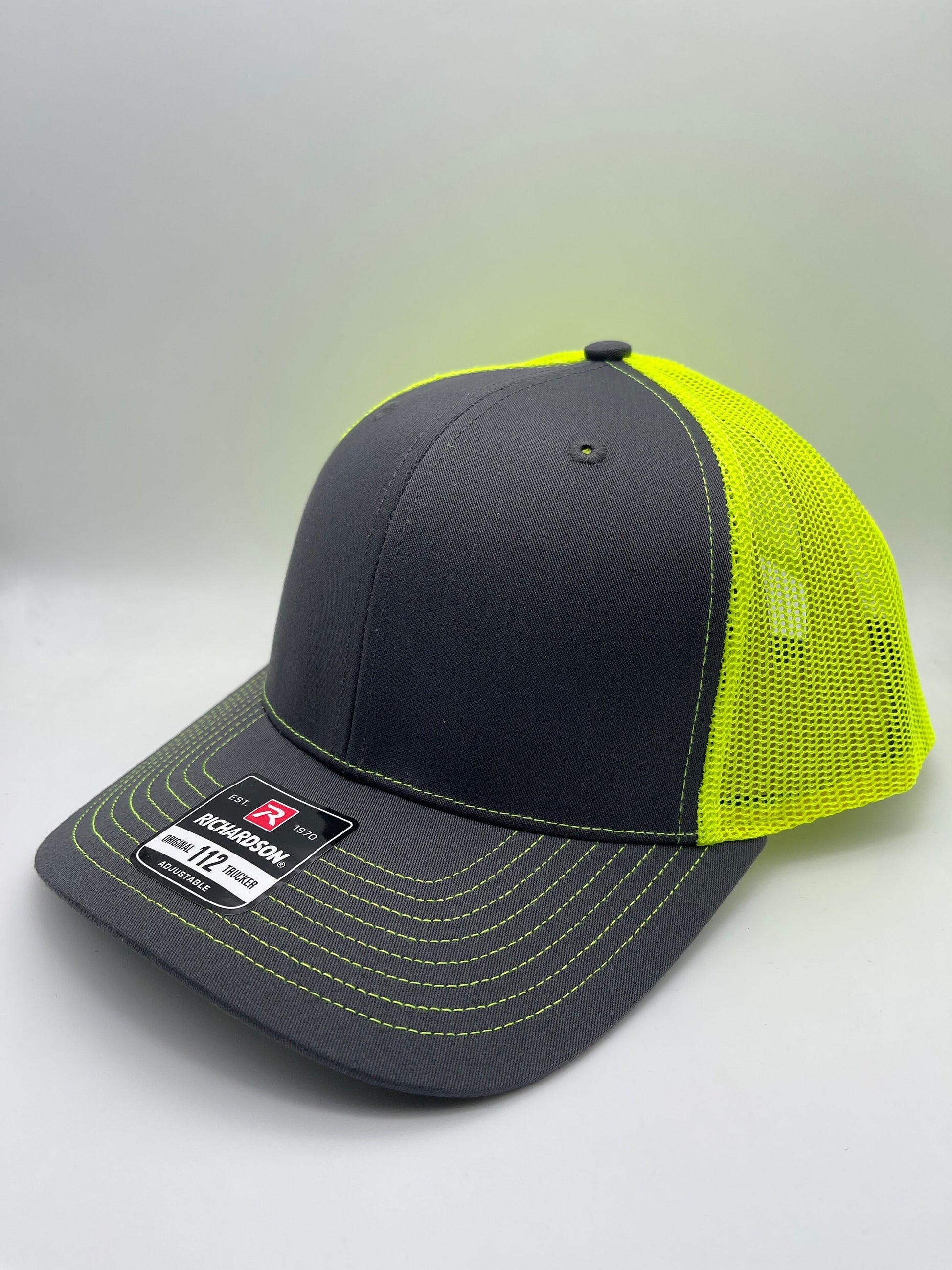 Any State Chukar Hunter with Dog Charcoal/Neon Orange or Charcoal/Neon Pink Snap Back Hat or Charcoal/Neon Yellow or Full Blaze Orange