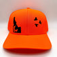 Any State Chukar Hunter with Dog Charcoal/Neon Orange or Charcoal/Neon Pink Snap Back Hat or Charcoal/Neon Yellow or Full Blaze Orange