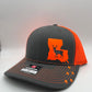 Any State Deer Hunting Firearm Snap Back Adjustable Hat Blaze Orange in Multiple Hat Color Options