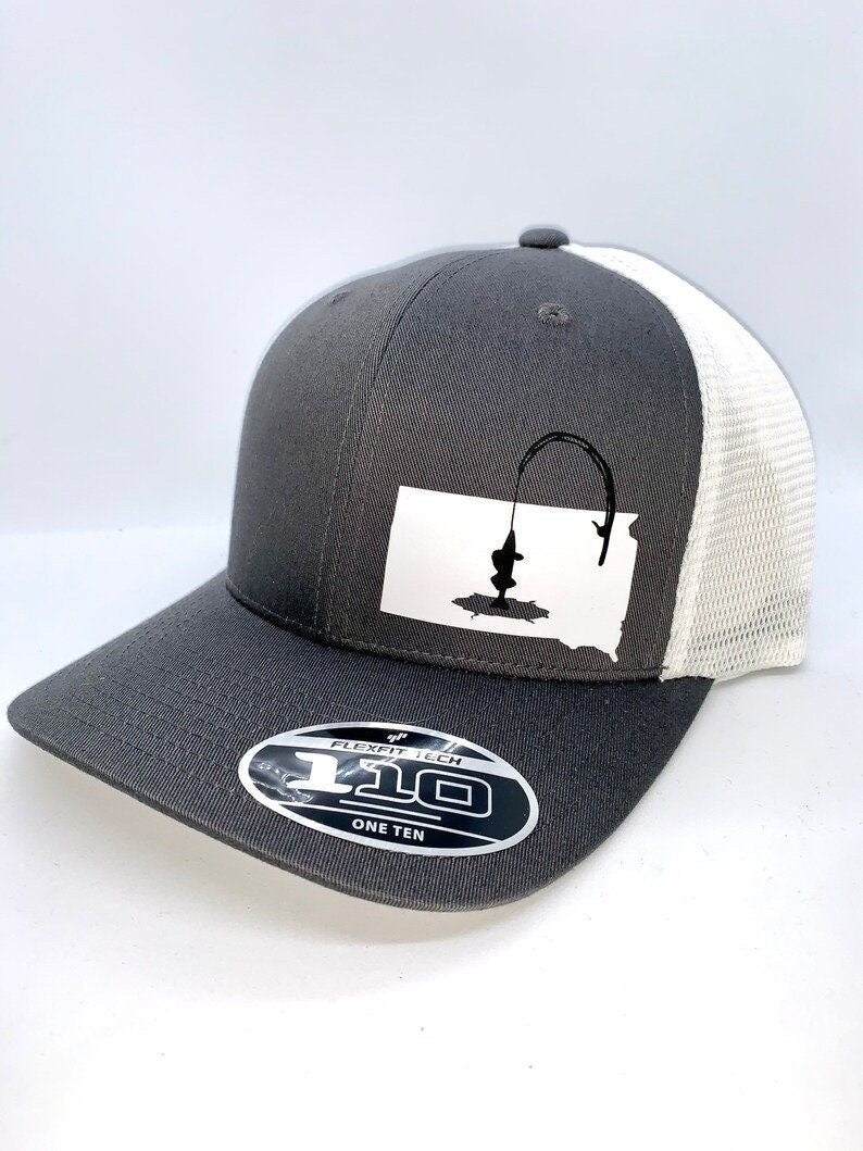 ANY STATE Ice Fishing Snapback Adjustable Hat in Multiple Color Options | Crappie | Walleye