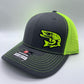 Musky Fishing SnapBack Adjustable Hat with multiple hat color options