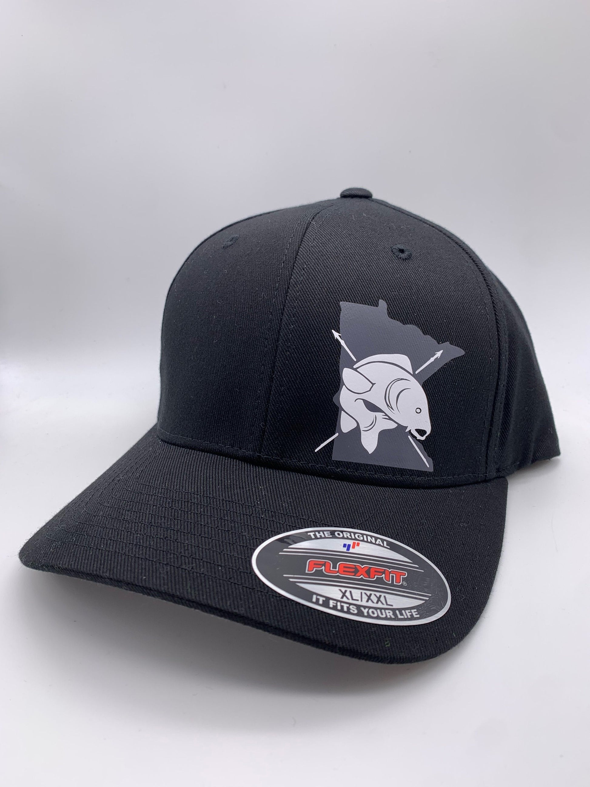 ANY STATE Bowfishing Carp Fish Fitted Flexfit Hat