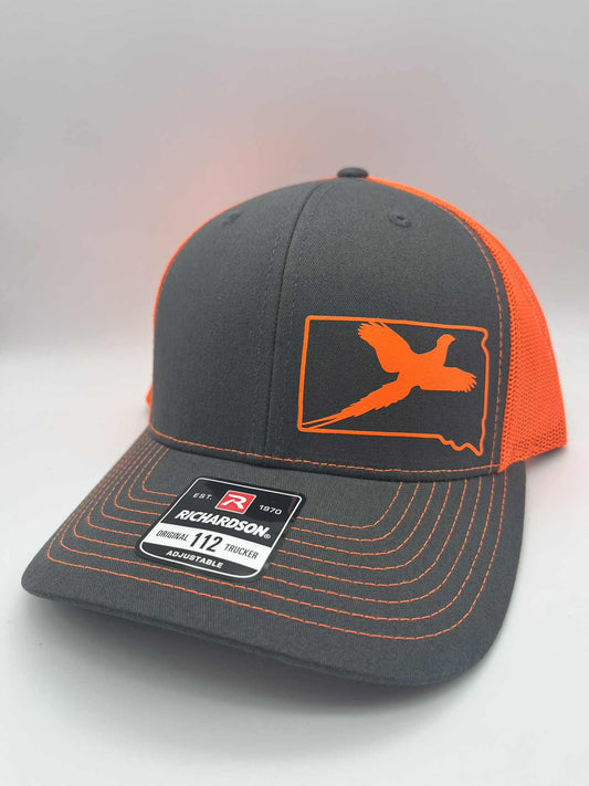 Any State PHEASANT Snapback Trucker Hat | Multiple Hat Color Options | Mesh Back | Adjustable |