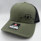 Any State Conibear Trapping Snapback Hat | Custom State Trapper Cap | Adjustable Trucker Hat