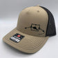 Choose Your Animal Conibear Trapping Richardson Snap Back Adjustable Hat