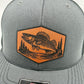 Walleye Fishing Hat with Engraved Patch | Richardson 112 & Flexfit 110 Snapback Hat