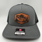 Walleye Fishing Hat with Engraved Patch | Richardson 112 & Flexfit 110 Snapback Hat