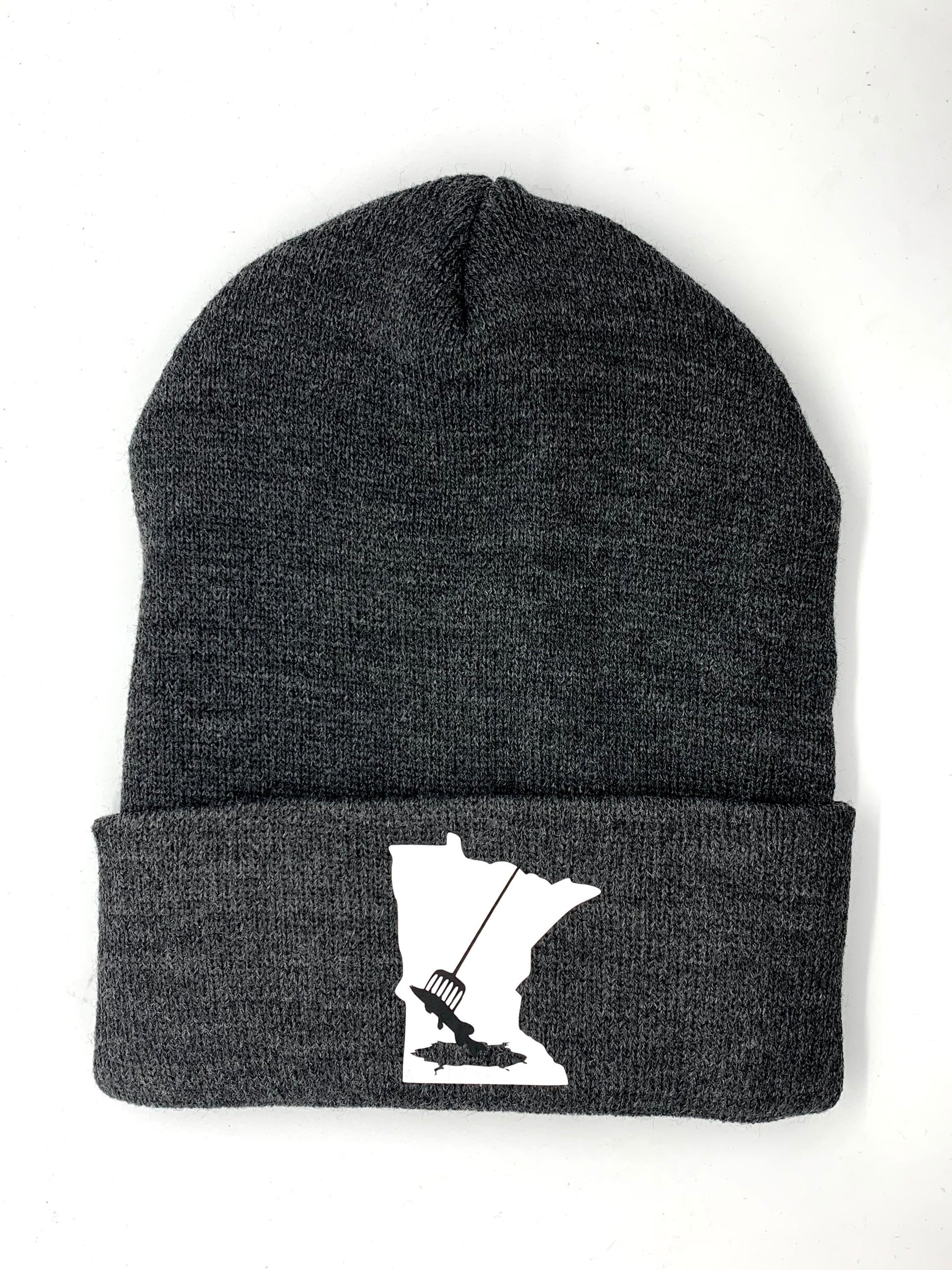 Minnesota Ice Spear Fishing Winter Knit Hat