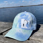 ANY STATE Blue and Green Tie Dye Fishing Hat