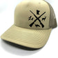 Any State Waterfowl/Buck/Turkey Hunting Richardson SnapBack Adjustable Hat in Pale Khaki/Loden