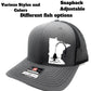 ANY STATE Summer Fishing Snapback Adjustable Hat in Multiple Color Options/Flexfit/Richardson