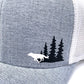 Coyote In Woods Snap Back Adjustable Hat with Multiple Hat Options