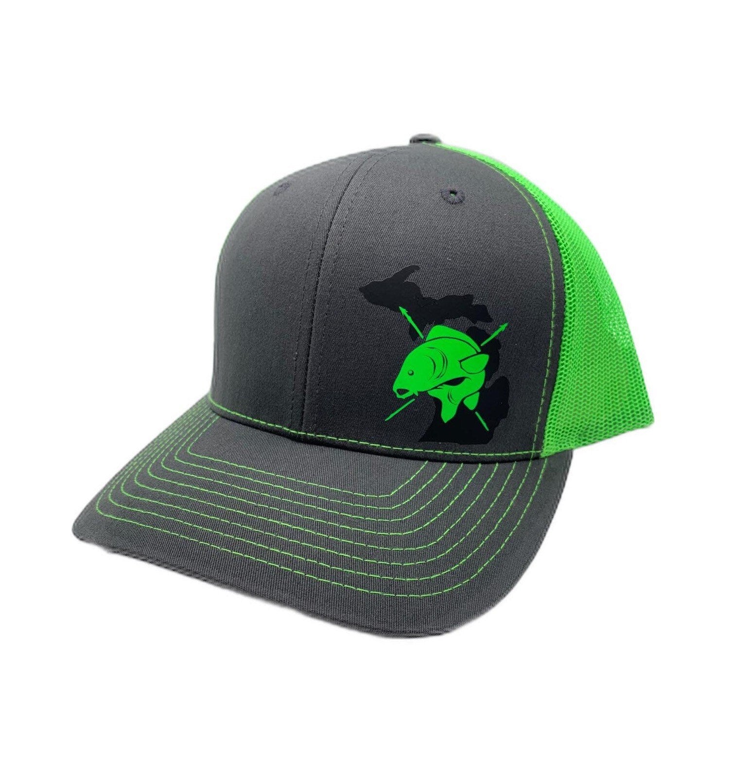 13 Fishing Green Matter Hat