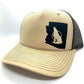 Any State Coyote Hunting Snapback Five Panel Adjustable Hat in two colors