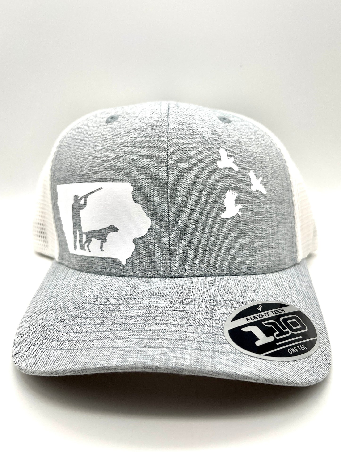 Any State Quail Hunter with Dog Snap Back Adjustable Hat in Multiple Hat Color Options