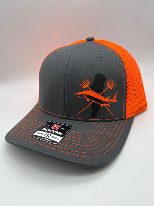 Sturgeon Spearing Snap Back Adjustable Hat with Multiple Hat Options